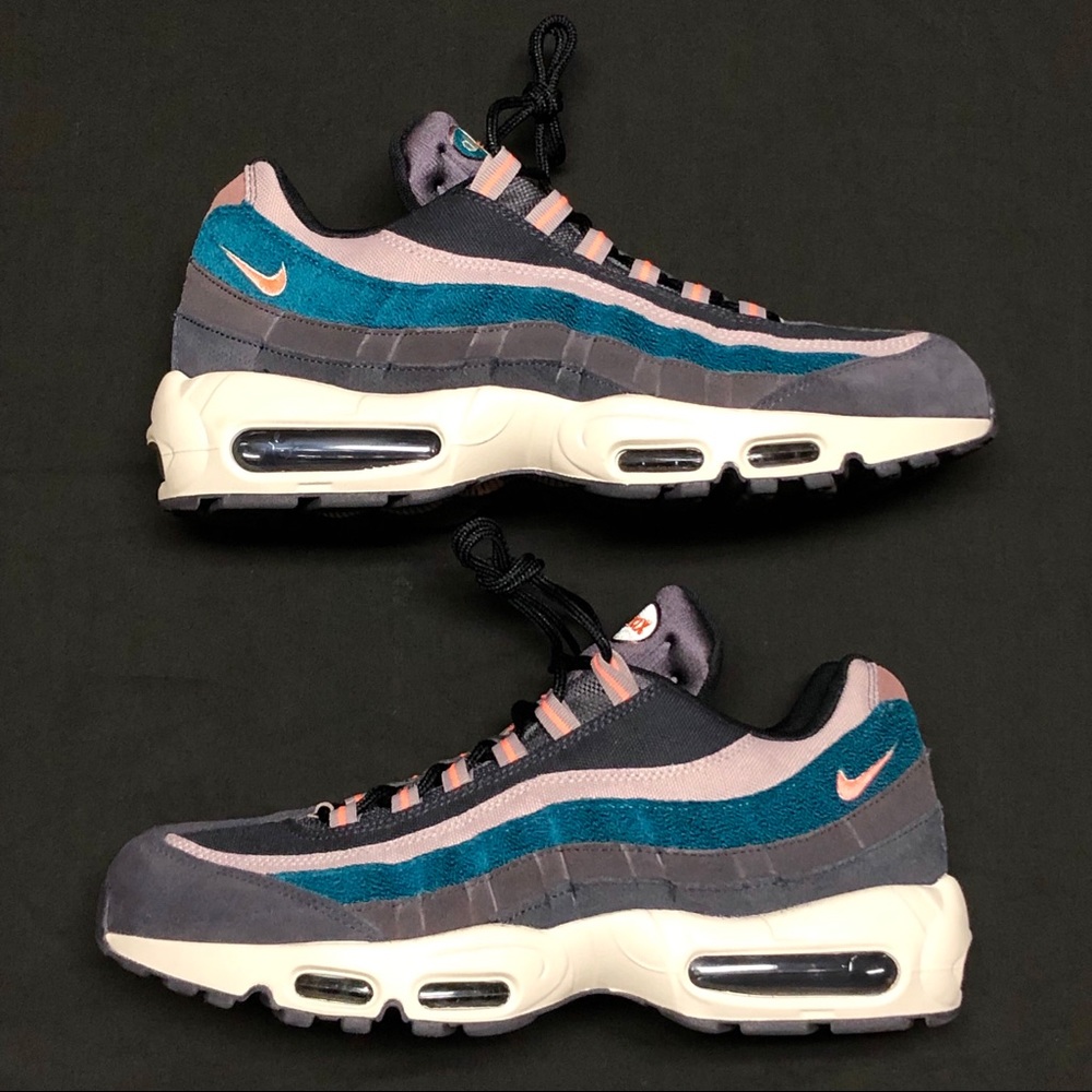 NEW Nike Air Max 95 Premium Grey/Mango SIZE 11